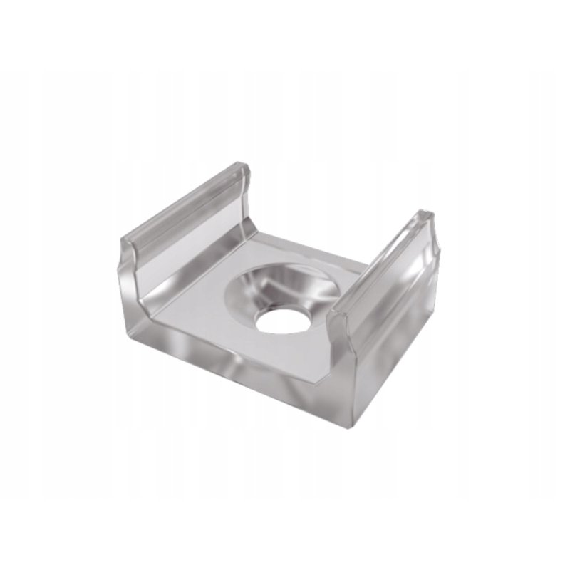 Uchwyt montażowy nawierzchniowy Mocowanie profili led typ A transparentny