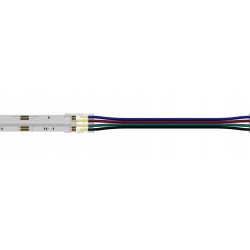 Złączka do taśm LED COB RGB IP20 10mm łącznik jednostronny z kablem