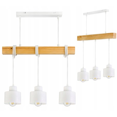 LAMPA drewniana belka...