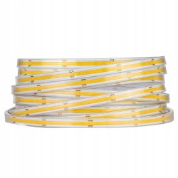 TAŚMA LED COB 24V 5w/m IP67 NEON linia ZIMNA termococon wodoodporna 20MB