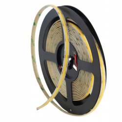TAŚMA LED COB 24V 5w/m IP67 NEON linia ZIMNA termococon wodoodporna 20MB