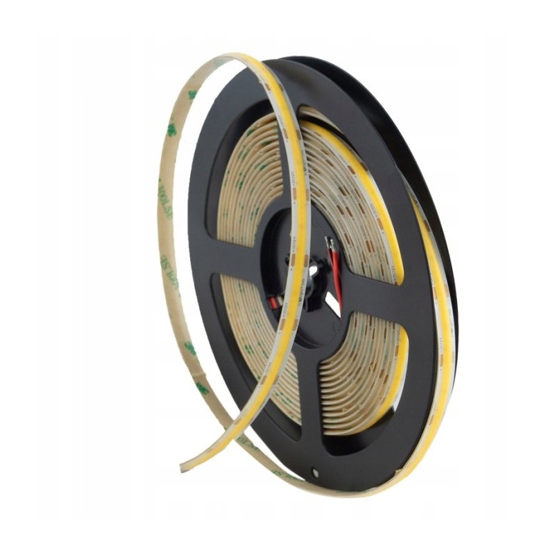 TAŚMA LED COB 24V 5w/m IP67 NEON linia ZIMNA termococon wodoodporna 20MB