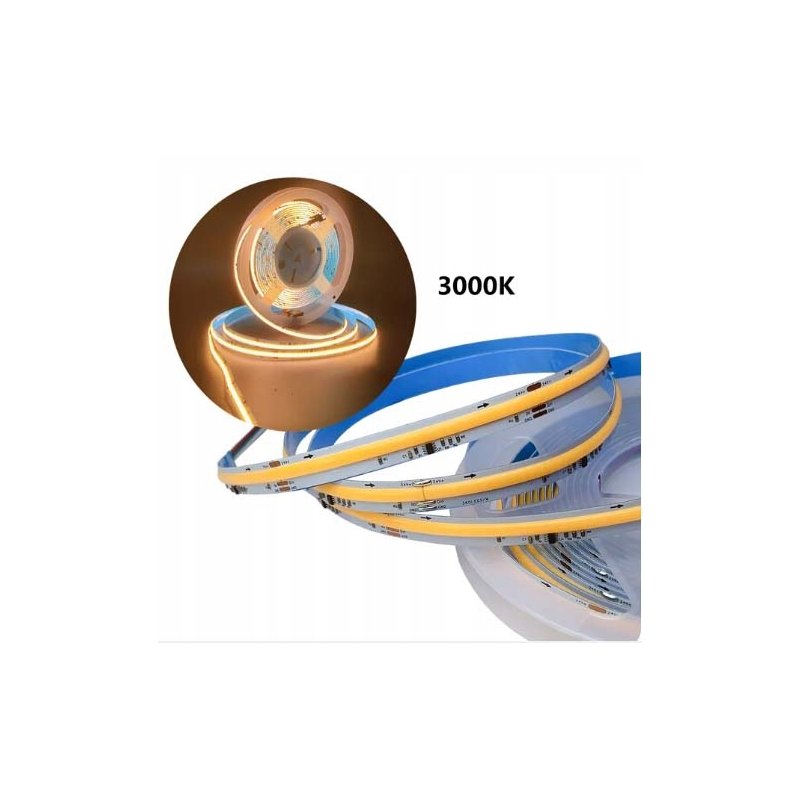 TAŚMA LED COB IP20 24V 360d Magic Pixel PŁYNĄCA WS2811 cyfrowa 1m CIEPŁA