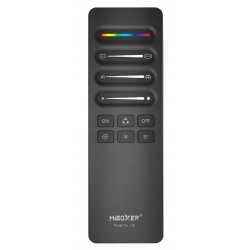 Pilot RF C6 czarny do sterowników SPI cyfrowych WS2811 WS2812 WS2814 5-24V