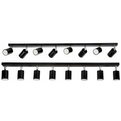LAMPA SUFITOWA SPOT TUBA OPRAWA REGULOWANA BELKA 100CM SZYNA NA 8 GU10 230V