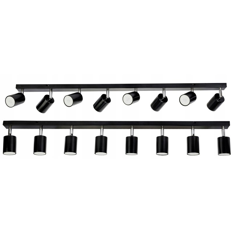 LAMPA SUFITOWA SPOT TUBA OPRAWA REGULOWANA BELKA 100CM SZYNA NA 8 GU10 230V