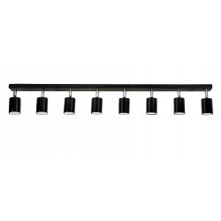 LAMPA SUFITOWA SPOT TUBA OPRAWA REGULOWANA BELKA 100CM SZYNA NA 8 GU10 230V