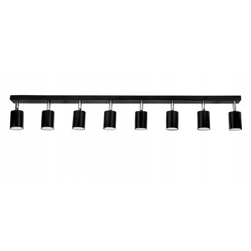 LAMPA SUFITOWA SPOT TUBA OPRAWA REGULOWANA BELKA 100CM SZYNA NA 8 GU10 230V