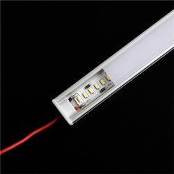 Klosz PCV do profili ALU LED typ A B C Luminess mleczny na rolce 20mb