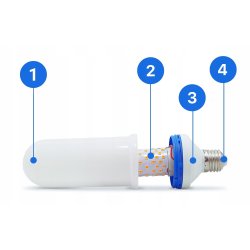 ŻARÓWKA LED E27 3W IMITUJĄCA żywy PŁOMIEŃ OZDOBNA barwa CIEPŁA