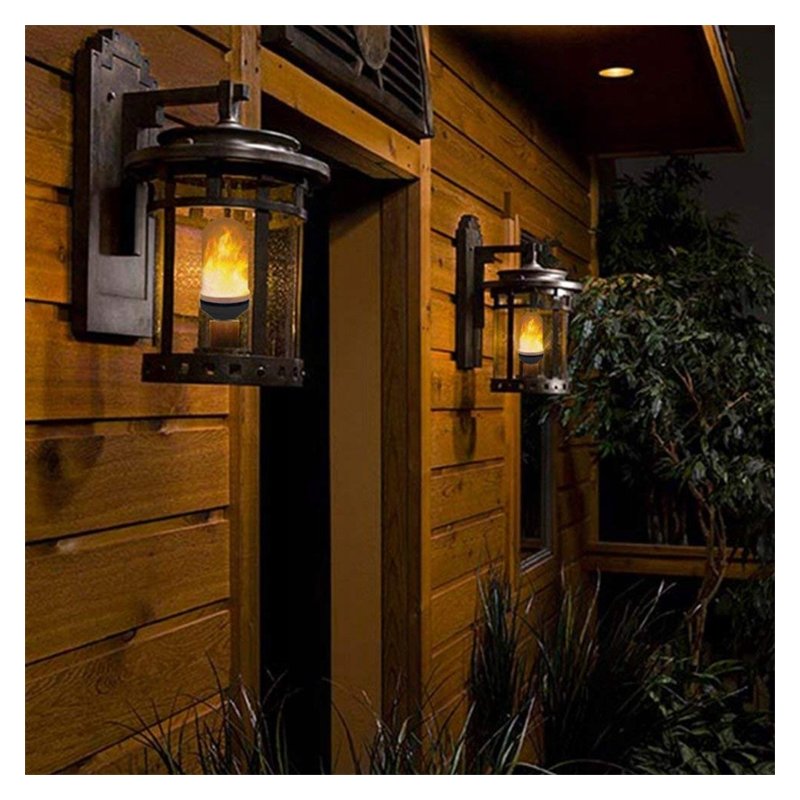 ŻARÓWKA LED E27 3W IMITUJĄCA żywy PŁOMIEŃ OZDOBNA barwa CIEPŁA