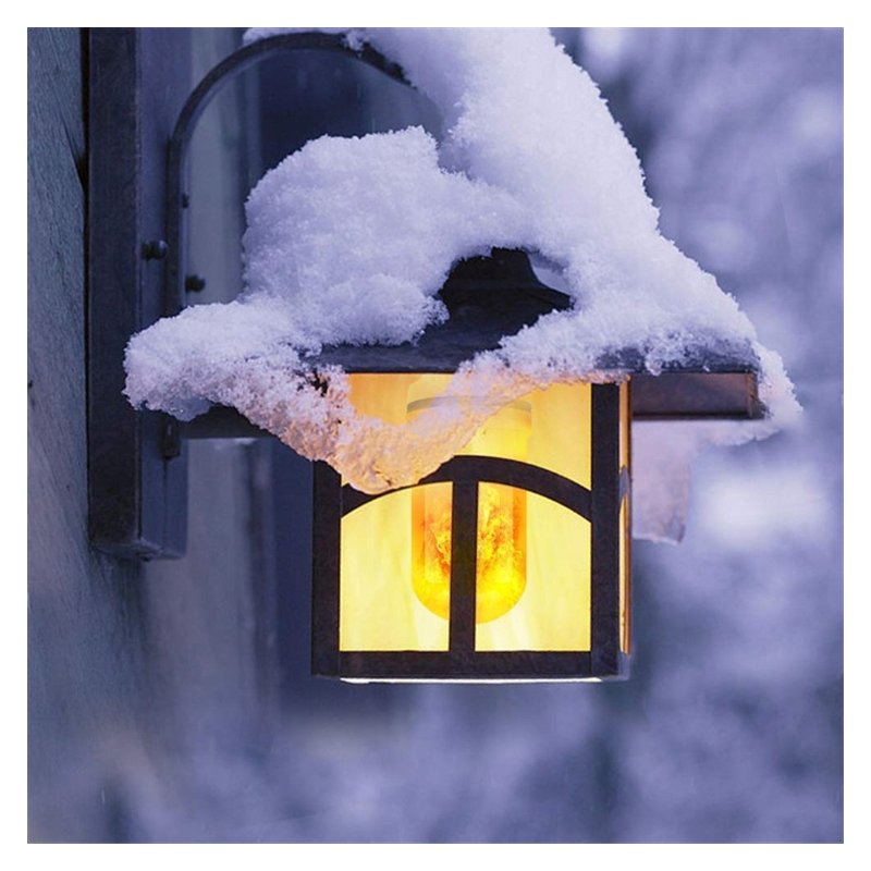 ŻARÓWKA LED E27 3W IMITUJĄCA żywy PŁOMIEŃ OZDOBNA barwa CIEPŁA