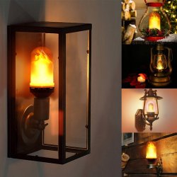 ŻARÓWKA LED E27 3W IMITUJĄCA żywy PŁOMIEŃ OZDOBNA barwa CIEPŁA