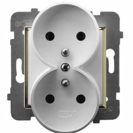 GNIAZDO gniazdko PODWÓJNE...