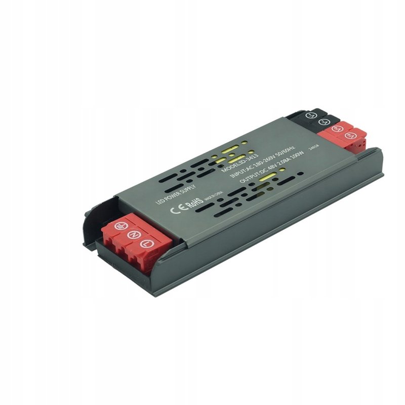 Zasilacz PROFESJONALNY płaski 12V 12,5A MOCNY 150W IP20 SUPER SLIM taśm led