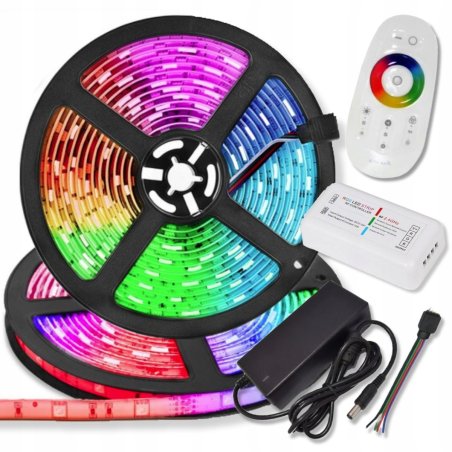 TAŚMA LED RGB ZESTAW 5m...
