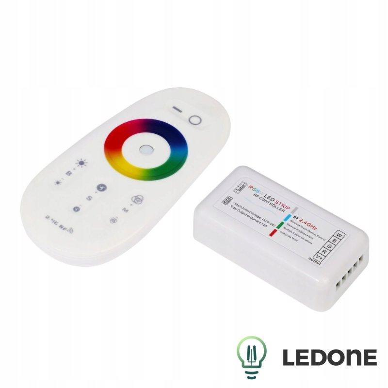 TAŚMA LED RGB ZESTAW 5m 5050 KOLOROWE NA PILOTA PILOT Z ZASILACZEM