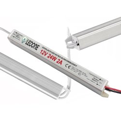 Zasilacz napięciowy 12V 24W 2A ultra slim montażowy do taśm LED cienki