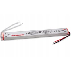 Zasilacz napięciowy 12V 24W 2A ultra slim montażowy do taśm LED cienki