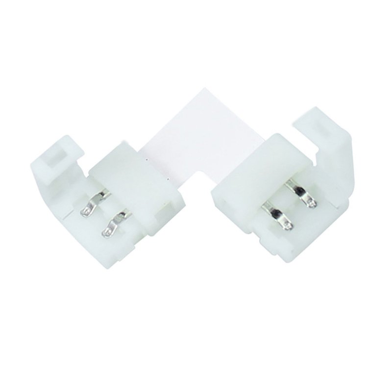 Złączka kątowa taśma LED 8mm łącznik narożna 3528