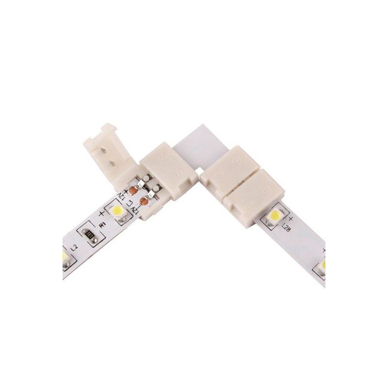 Złączka kątowa taśma LED 8mm łącznik narożna 3528