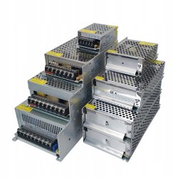 ZASILACZ 12V 20A 250W IP20 montażowy modułowy siatkowy do CCTV taśm LED