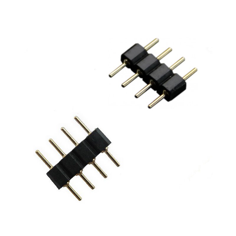 Złączka do taśmy LED RGB 10mm 4-PIN MĘSKA łącznik