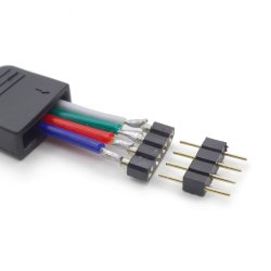 Złączka do taśmy LED RGB 10mm 4-PIN MĘSKA łącznik