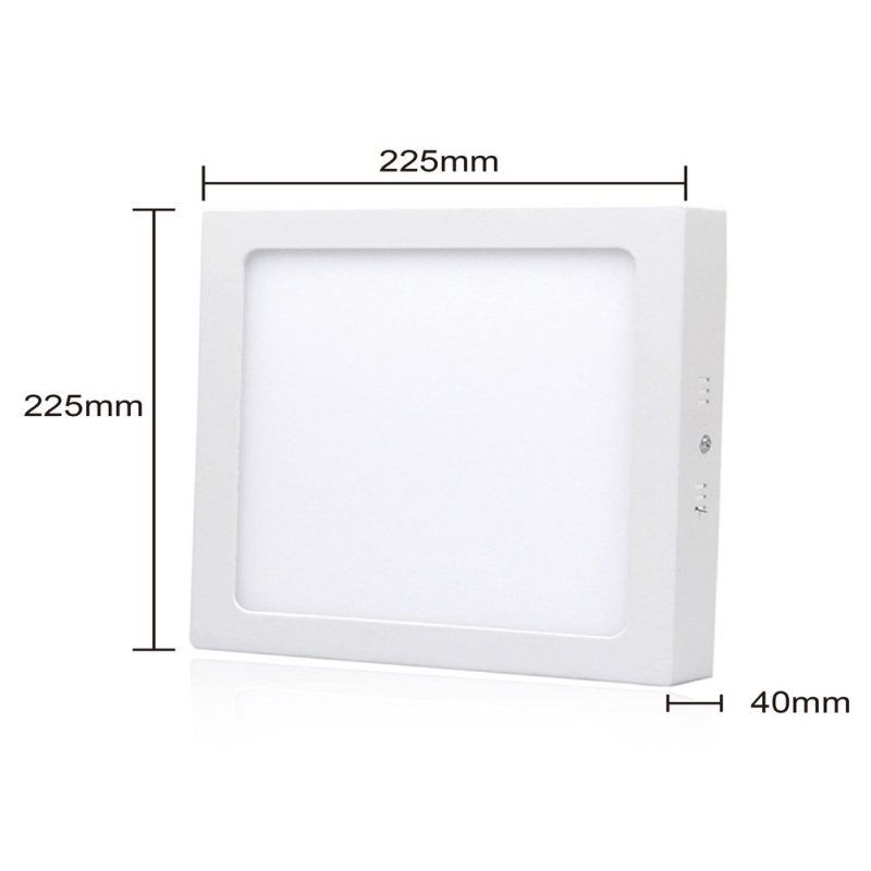 Panel LED natynkowy 18W PLAFON oprawa lamp kwadrat