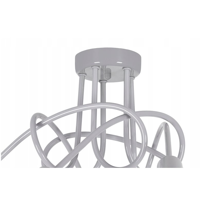 Lampa wisząca sufitowa żyrandol dzieci PASTI SZARY