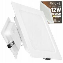 Panel LED 12W PLAFON oprawa sufitowa lampa kwadrat