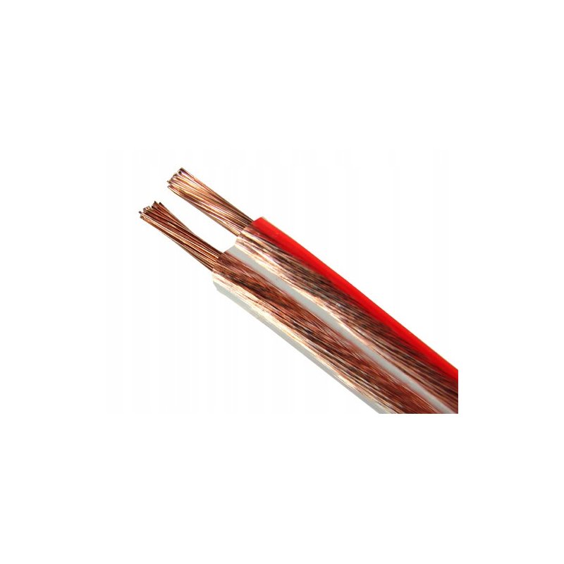 Kabel Przewód głośnikowy Audio LED 2x0,35mm CCA 2m