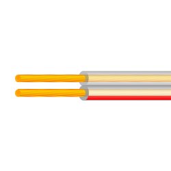 Kabel Przewód głośnikowy Audio LED 2x0,35mm CCA 2m