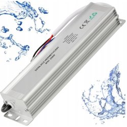 Zasilacz 24V 150W 6A wodoodporny do taśm LED IP67 hermetyczny metal