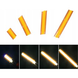 Taśma LED COB 24V 12W 8mm 528 d/mb Neon CIEPŁY 1m z 30m cięta co 1mm