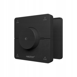 Pilot PANEL naścienny 4 strefy Milight K0S-B z pokrętłem obrotowy MONO/CCT