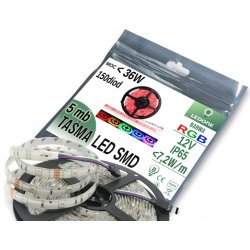TAŚMA LISTWA LED RGB 150 SMD 5050 5M IP65 wodoodpo