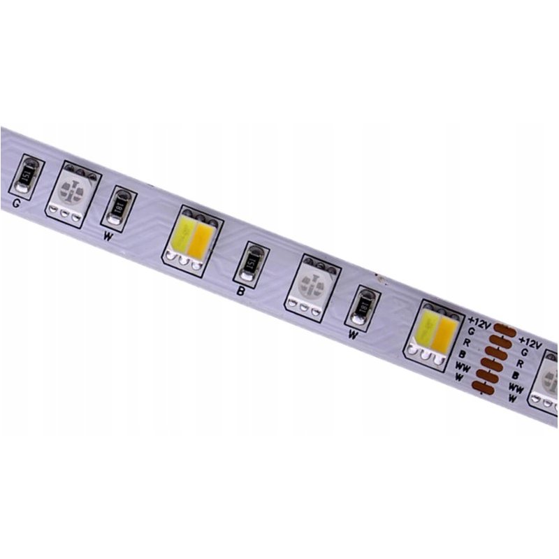 TAŚMA LED PREMIUM RGB + CCT naprzemienna rgbw 12V 5050 IP20 300diod 5m