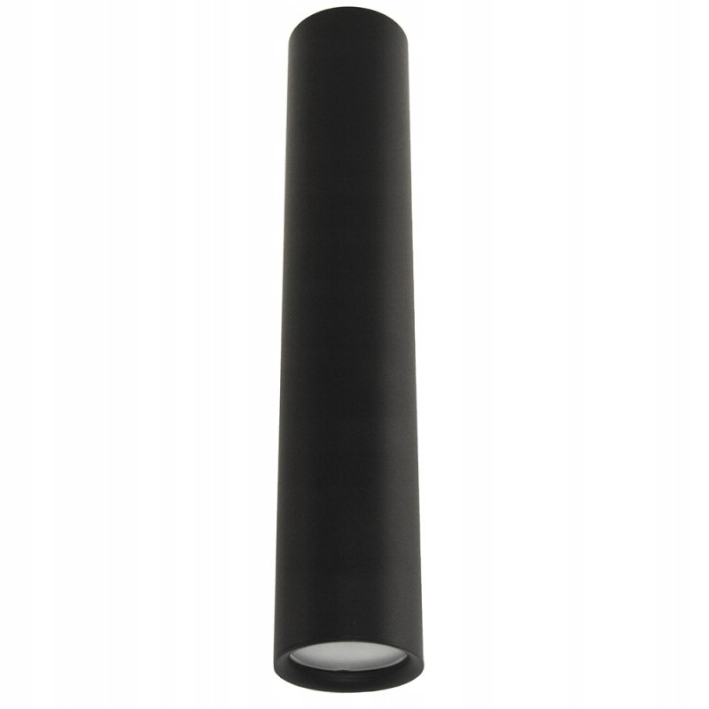 LAMPA WISZĄCA ZWIS żyrandol sufitowa TUBA 50cm na GU10 czarna