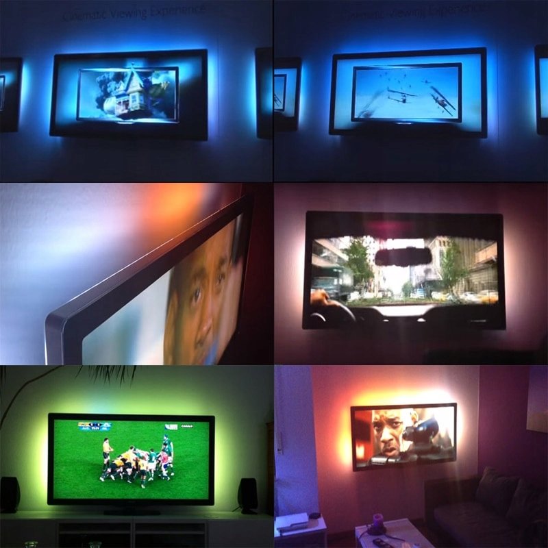 Ambilight TV 55 4K HDMI 2.0 Ambiente na Wi-Fi Smart Live TUYA LED RGB