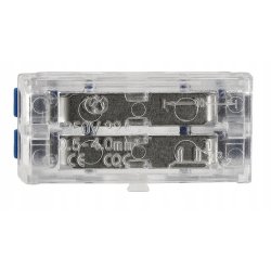 Złączka szybka zasisk przelotowa 4-torowa łącznik do taśm led RGB cob smd