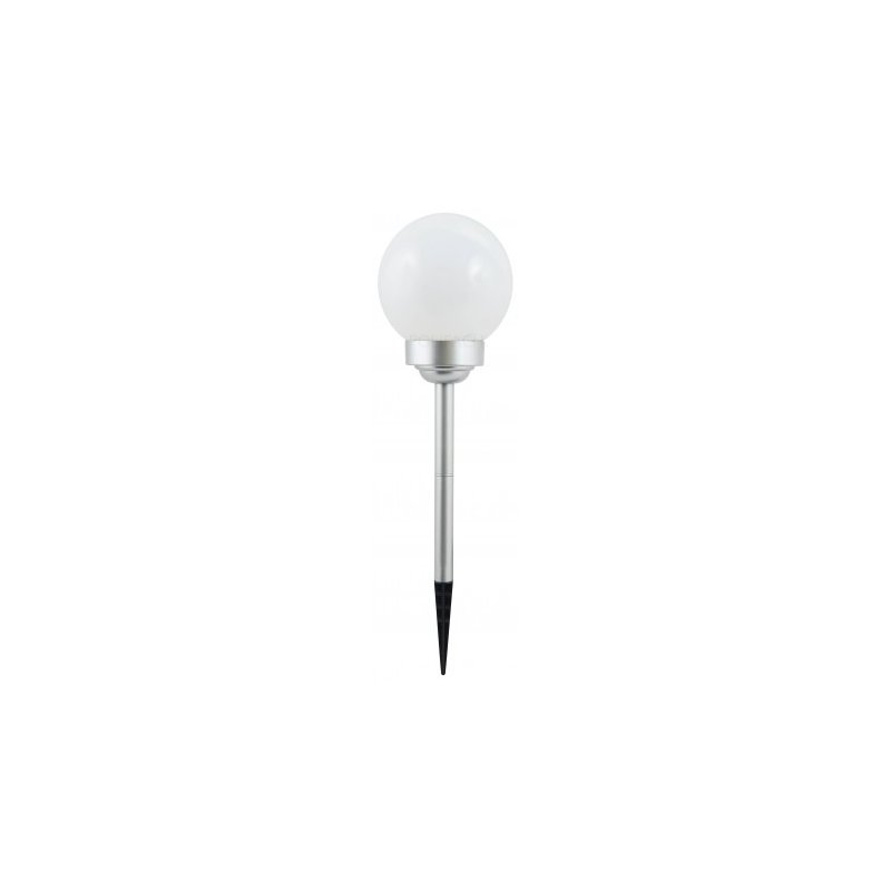 Lampka ogrodowa SOLARNA KULA mocna 4 LED ZIMNY 15c