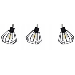 LAMPA sufitowa plafon żyrandol loft BRYLANT drut 1