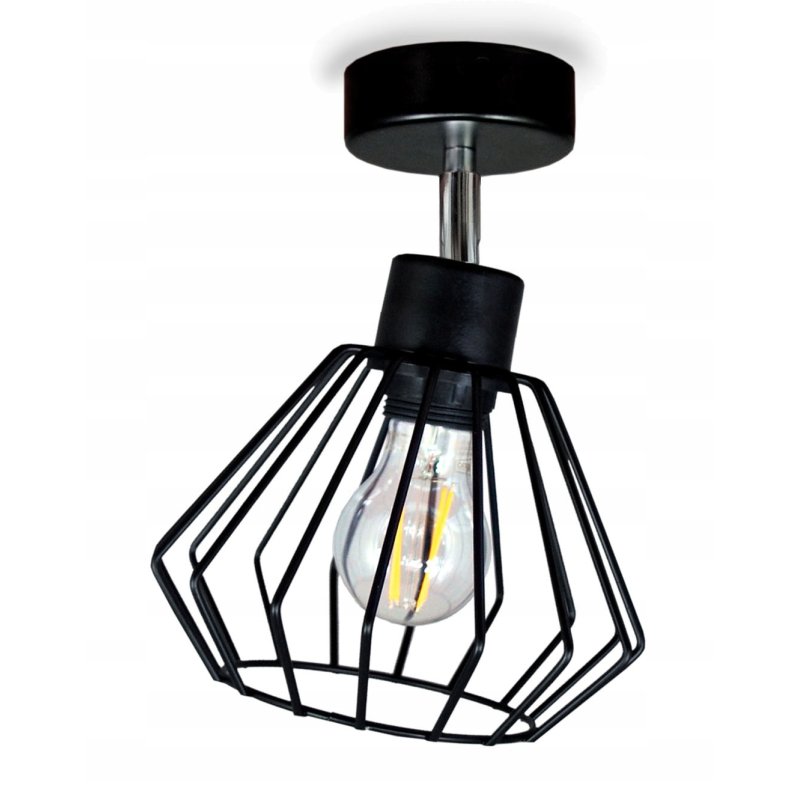 LAMPA sufitowa plafon żyrandol loft BRYLANT drut 1