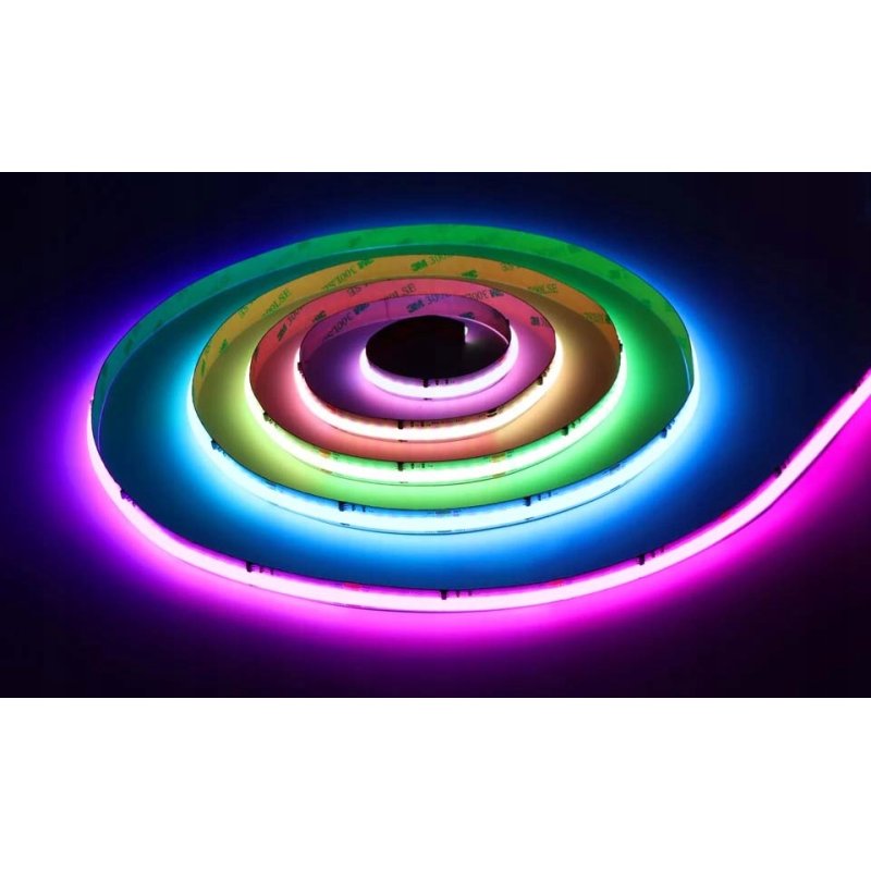 Taśma led cyfrowa COB RGB IP20 12V 720d Magic Pixel Adresowalna WS2811 1mb