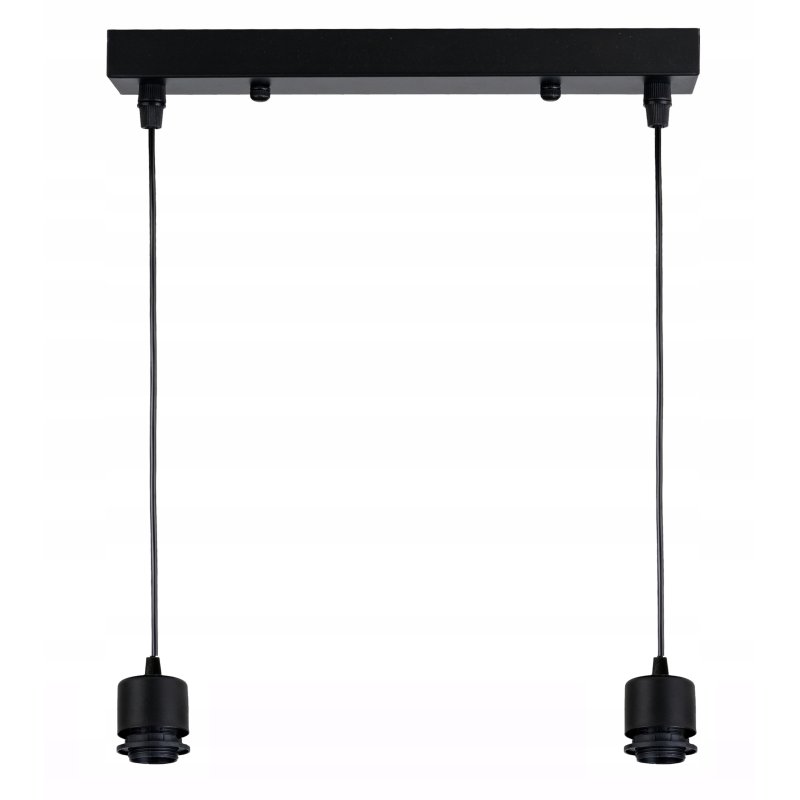 PODSTAWA BAZA LAMPA SUFITOWA WISZĄCA ZWIS LOFT METAL NA 2X E27 POD KLOSZ