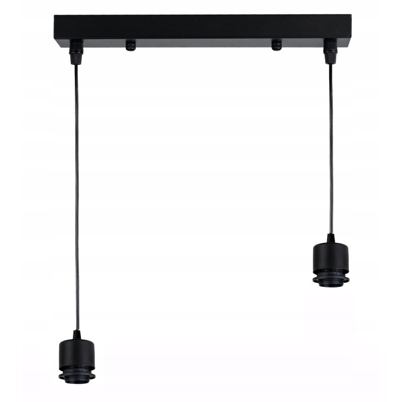 PODSTAWA BAZA LAMPA SUFITOWA WISZĄCA ZWIS LOFT METAL NA 2X E27 POD KLOSZ