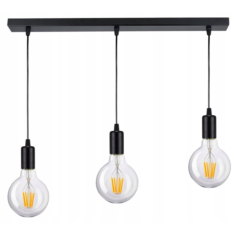 LAMPA sufitowa wisząca ZWIS Edison Loft 3x E27