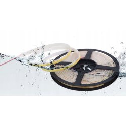 TAŚMA LED COB 12V 11w/m IP67 NEON linia CIEPŁA termococon wodoodporna 1MB