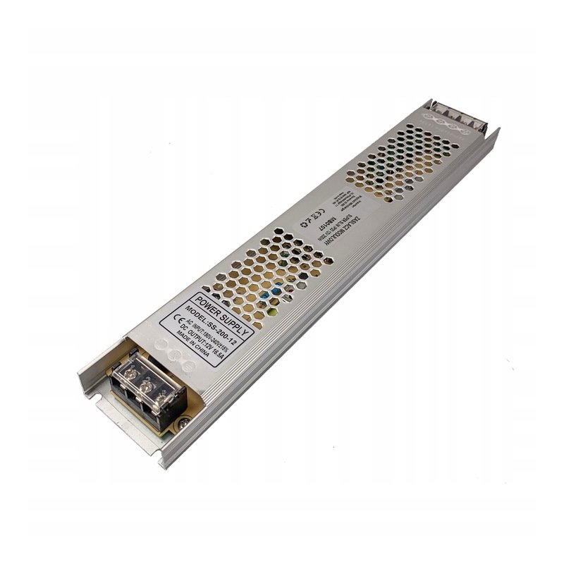 Zasilacz płaski 24V 8,3A 200W IP20 super slim led PREMIUM